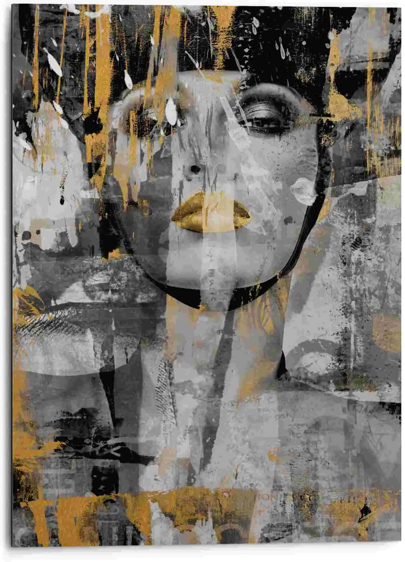 Bild GLAMOUR FEATHERS (BHT 70x50x2 cm) - bunt - BHT 70x50x2 cm