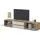 OTTO home Criss Lowboard 200 cm Beige 35,5 cm Eiche/Melamin/Metall