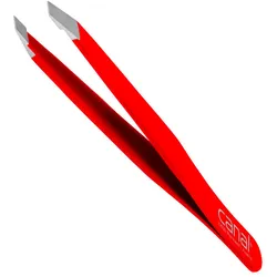 Canal Haarpinzette schräg Rot