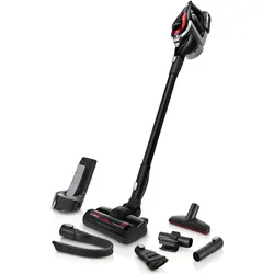 BOSCH Akku-Stielstaubsauger "Unlimited ProPower BSS81POW1, Serie 8, schwarz", schwarz, B:25,2cm H:128cm T:17,5cm, Akkusauger, 18V Bosch Power for ALL, 5,0 Ah Akku, inkl. umfangreichem Zubehör