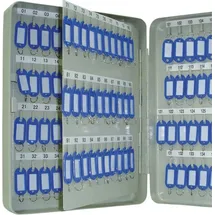 Q-Connect KF04275 Schlüsselschrank Pearl 140 Haken, grau