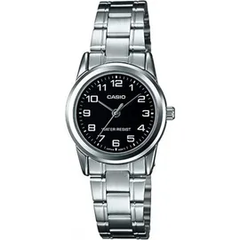 Casio Collection LTP-V001D-1BUDF Damenuhr - Schwarz