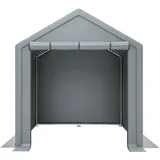 Geräteschuppen 190x170x200cm, Fahrradgarage, Geräteschuppen, Garagenzelt, Gartenhaus Lagerzelt Fahrradschuppen Werkzeugzelt Lagergarage, Dunkelgrau