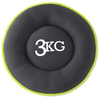 Soft Gewichtsscheibe Gymnastikhantel Tone Disk Neopren-Hantel 3kg Gewicht mit Übungsposter