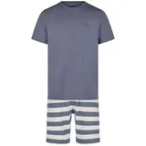 Phil & Co. Berlin Shorty Lounge Dreams Grau/Weiß L