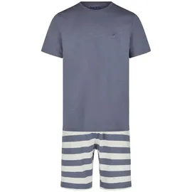 Phil & Co. Berlin Shorty Lounge Dreams Grau/Weiß L
