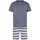 Phil & Co. Berlin Shorty Lounge Dreams Grau/Weiß L