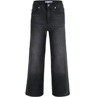 Blue Effect Mädchen Wide Leg Jeans Hose high Waist Slim fit, Größe:176, Farbe:Black - 176
