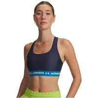 Under Armour Crossback Mid Bra Blue/Yellow S