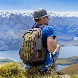 CHOETECH Solar + Qi Powerbank (Akku) - 10000 mAh