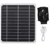 CNANRNANC 20W wasserdichte Solarpanel Kit Tragbare Solar Ladegerät mit 2 USB Ports für Camping Outdoor Radfahren Wandern Solar Panel