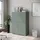 Home Affaire PC-Schrank HOME AFFAIRE "Vera, Sekretär, Home-Office-Schreibtisch mit LED-Beleuchtung", grau (salbei), B:90cm H:125,1cm T:42cm, Sekretäre, Multifunktional mit Stauraum, klappbare Tischfläche, LED, B 90 cm