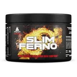 PEAK Slimferno - 240g - Geschmack Grapefruit Lemon I 40 Portionen I Pulver I Sinetrol XPUR I mit Vitamin C I Chrom I Cholin I Diätunterstützung I Energiestoffwechsel I vegan 240 g