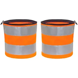 QUALITEX HIGH QUALITY WORKWEAR Qualitex Zubehörartikel 'IRON'' in warnorange, Größe: 42/44 - Reflexstreifen - NUR FÜR IRON ARBEITSSHORTS