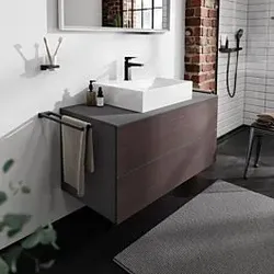 hansgrohe Xevolos E Waschtisch 61094450 600x480mm, mit Hahnloch, ohne Überlauf, SmartClean, weiß