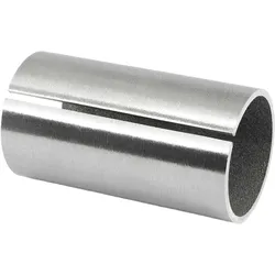 PRIOstahl Rohrverbinder Verbinder x 1 Stück für Ø 42,4mm Rundrohre Rohrfitting aus Edelstahl V2A
