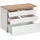 vente-unique Waschbeckenunterschrank Anida naturfarben hell, weiß 94 cm,