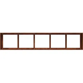 vidaXL Rostig 200 x 40 x 40 cm Braun