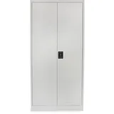 Rikta Metallschrank 2-türig (B x T x H) 80 x 40 x 168 cm RAL 7035 Lichtgrau