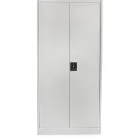 Rikta Metallschrank 2-türig (B x T x H) 80 x 40 x 168 cm RAL 7035 Lichtgrau