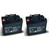 Quality Batteries Ersatzakku für E-Scooter Rapid 2 24V 2 x 12V 36Ah Zyklentyp AGM VRLA