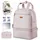 Vevor Milchpumpen-Rucksack, 270x240x340 mm, mit Kühlakku, passend für S1/S2, Pumpzubehör & Muttermilchaufbewahrung, Wickel Rucksack für Arbeit, Reisen & Familiengebrauch, Hellrosa