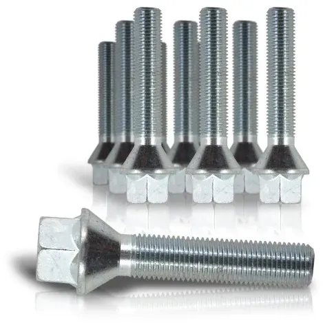 Radbolzen Kegelbund M14 x 1,25 / 48mm, 10 Stück