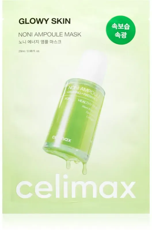 celimax The Real Noni Feuchtigkeitsspendende Tuchmaske zur Festigung der Haut 25 ml