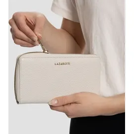 lazarotti Bologna Leather Geldbörse Damen weiß