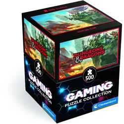 Clementoni - 500 T Premium Gaming Puzzle-Collection Geschenk-Box - Dungeons&Dragons