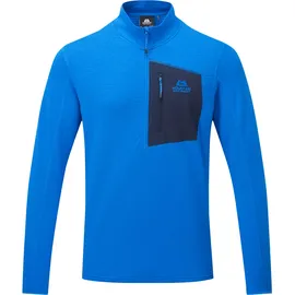 Mountain Equipment Herren Lumiko Zip Longsleeve (Größe S, blau)