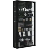 VCM Vitrine Vitrosa Maxi 59 x 18 x 114,3 cm Schwarz