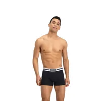 Puma Placed Logo BOxershorts black S 2er Pack
