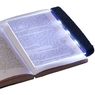 Buchlampe, Lightwedge Leselampe, Leselicht Buch, Book Light, Buch Lampen Leselicht, Light Panel Book Light Buchlicht Leselicht Mit Abnehmbarem Seitenclip, Tragbare LED-Flachplattenlampe, Augenschutz