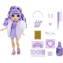 Rainbow High Creative Crystals Fashion Doll- Violet