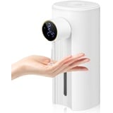 Seifenspender Automatisch Elektrischer Automatic Soap Dispenser 5 Gänge Einstellbare Schalter Mit Sensor No Touch Sensor IPX6 Wasserdicht Seifenspender Spülmittelspender FüR Bad,KüChe,Weiß