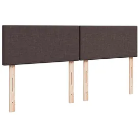 vidaXL Boxspringbett 180 x 200 cm Dunkelbraun