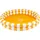 Swim Essentials Swimming Pool 100 cm Gelb Gestreift 100 x 20 cm