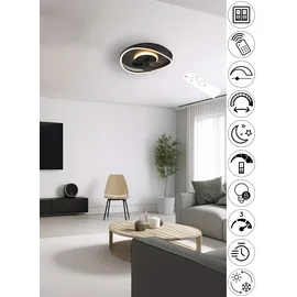 Trio SORTLAND 50 cm Deckenventilator Schwarz