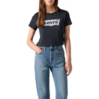 Levi's The Perfect Kurzarm-T-Shirt Ananda Floral Bw Fil 2939