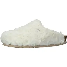ROHDE Damen Pantoffel Hausschuh Plüsch Alba 6063, Größe:37 EU, Farbe:Beige - Beige