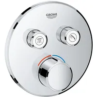 Grohe SmartControl Unterputzmischer mit 2 Absperrvtl., rd.