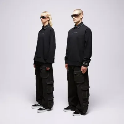 S.NOW JOB SIZEER CREWNECK “I DON'T KNOW” BLACK - Schwarz - S/M