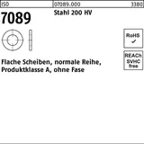Bufab Unterlegscheibe ISO 7089 o.Fase 1,6 Stahl 100 Stück