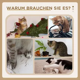 PawHut Kratzbaum Klein 74 x 45 x 40 cm beige