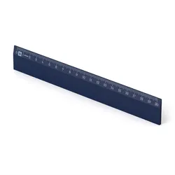 Metrie | Scholar-20MB Holzlineal dunkelblau mit mm-Skala | 20 cm