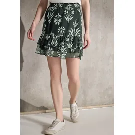 street one studio Sommerrock Damen Floral Grün 36