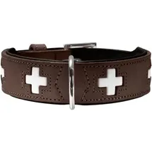 Hunter Swiss Halsband Braun/Schwarz 47 cm