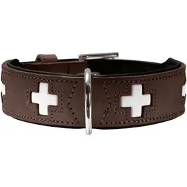 Hunter Swiss Halsband Braun/Schwarz 47 cm