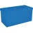 Intirilife Sitzhocker Faltbar 76 x 38 x 38 cm Blau